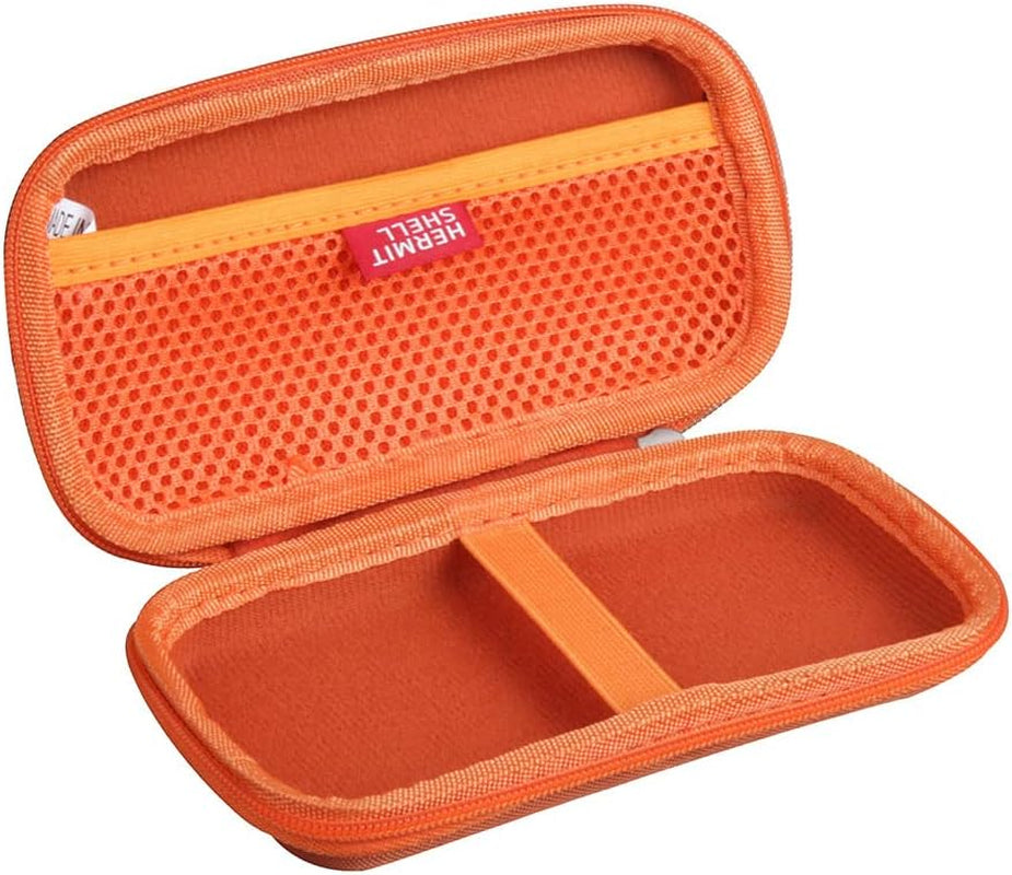 Hard Travel Case for INIU Portable Charger 10000Mah Power Bank [2022 Version] (Orange)